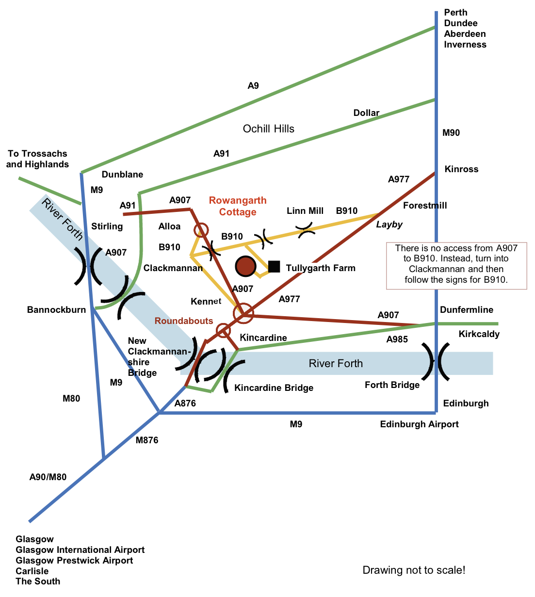 Aberdona Map